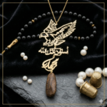 تعليقة سيارة " نسر الأصالة " المخصصة مع كسرة العود الطبيعي - Image 3